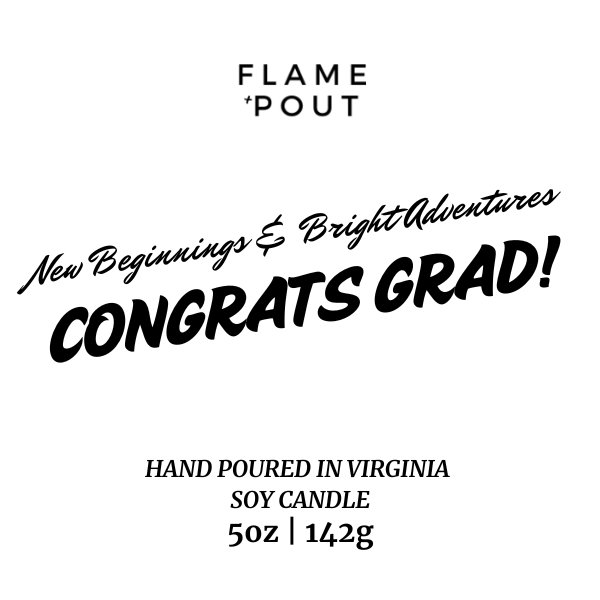 Illuminate Their Future: Custom Graduation Candle