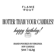 Blow Out the Ordinary: Create a Custom Birthday Candle - 5oz