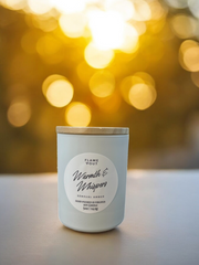 Warmth & Whispers - Amber, Musk, Sandalwood Candle 5oz